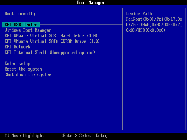 BIOS boot order settings - Set USB drive as first boot device for portable Windows